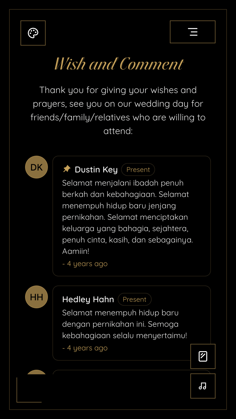 Ucapan dan Doa